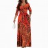 Samoan Puletasi V-neck Casual Dresses Island Maxi Dress Elegant Polynesian Tribal Dress Custom Plus Size Women's Clothing